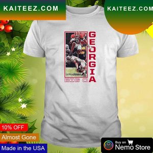 Big O Darnell Washington Georgia Bulldogs hurdle T-shirt