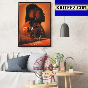 Bijan Robinson Winner 2022 Doak Walker Award Art Decor Poster Canvas