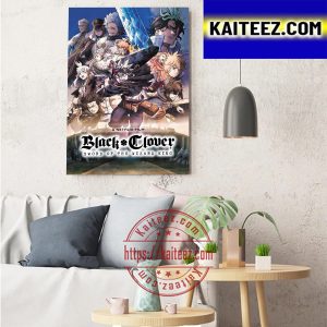 Black Clover Sword Of The Wizard King Movie Art Decor Poster Canvas