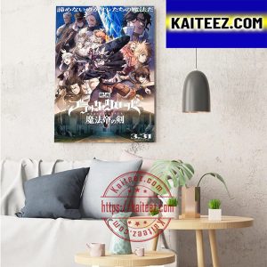Black Clover Sword Of The Wizard King Movie New Key Visual Art Decor Poster Canvas