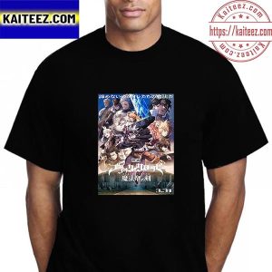 Black Clover Sword Of The Wizard King Movie New Key Visual Vintage T-Shirt