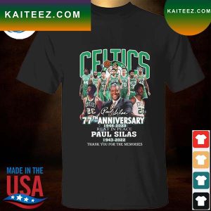 Boston Celtics 1943 2022 thank you for the memories T-shirt