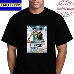 Boston Celtics And Boston Bruins A No Loss November Vintage T-Shirt