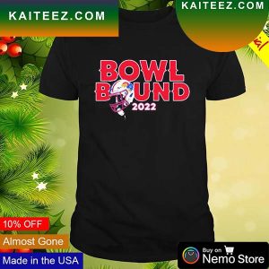 Bowl bound Royal Kansas Jayhawks 2022 helmet T-shirt
