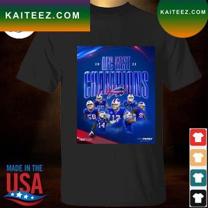 Buffalo Bills 2022 AFC East Champions Back to back to Back T-shirt