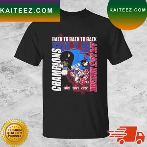 Buffalo Bills Back To Back To Back AFC East Division Champions 2020-2022 T-shirt