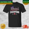 Bulldogs #1 Wolverines #2 Frogs #3 Buckeyes #4 2023 Champions College Football Playoff T-shirt