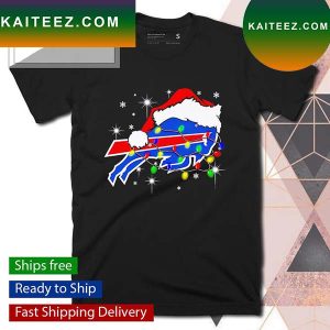 Buffalo Bills Santa hat Christmas T-shirt