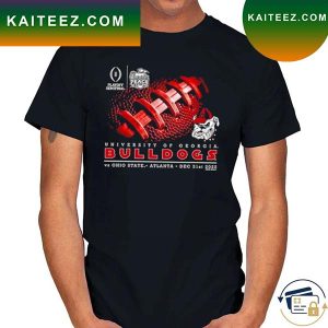 Bulldogs University Of Georgia Vs Ohio State Atlanta Dec 31st 2022 Chick Fill A Peach Bowl T-Shirt