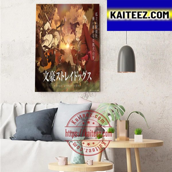 Bungo Stray Dogs Season 4 On Crunchyroll Art Decor Poster Canvas