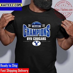 Byu Cougars 2022 New Mexico Bowl Champions Vintage T-Shirt