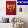 Caleb Williams Is 2022 Maxwell Award Winner With USC Football Art Decor Poster Canvas