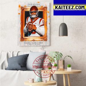Caleb Williams The 2022 Maxwell Award Winner Player Of The Year Art Decor Poster Canvas