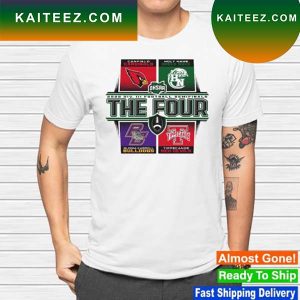 Canfield Cardinals Holy Name Green Wave Bloom Carroll Bulldogs and Tippecanoe Red Devils 2022 DIV III Football Semifinals The Four T-shirt