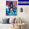 Dylan Rizk Signed UCF Knights Football Art Decor Poster Canvas