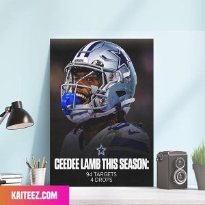 CeeDee Lamb Dallas Cowboys Is Looked In This Season Poster