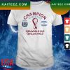 Champion Argentina Fifa World Cup Qatar 2022 T-Shirt