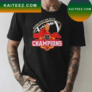 Champions Arizona State Sun Devils Logo Las Vegas City 2022 T-shirt