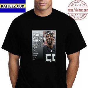 Chandler Jones AFC Defensive Player Of The Week Las Vegas Raiders NFL Vintage T-Shirt