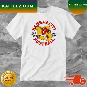 Charlie Hustle Store Kansas City Football Best In The West T-Shirt