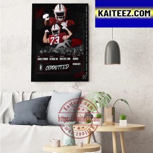 Charlie Symonds Committed Stanford Football Art Decor Poster Canvas