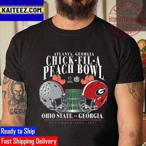 Chick Fil A Peach Bowl Champs Ohio State Vs Georgia Vintage T-Shirt