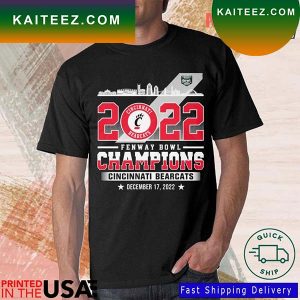 Cincinnati Bengals 2022 Fenway Bowl Champions T-shirt