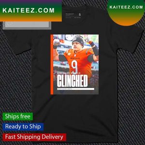 Cincinnati Bengals Clinched AFC Champs 2022 Playoff Berth T-Shirt