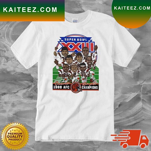 Cincinnati Bengals Super Bowl XXIII 1988 Champions T-shirt - Kaiteez