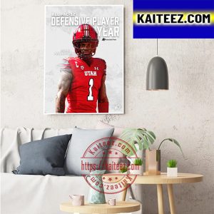 Clark Phillips lll Is All PAC 12 Conference Defensive Player Of The Year Art Decor Poster Canvas