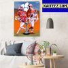 Clemson Football Are Champions ACC Champs Art Decor Poster Canvas