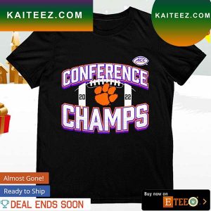 Clemson Tigers 2022 ACC Football Conference Champions T-shirt