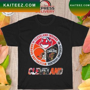 Cleveland Browns Cleveland Indians Cleveland Cavaliers T-shirt