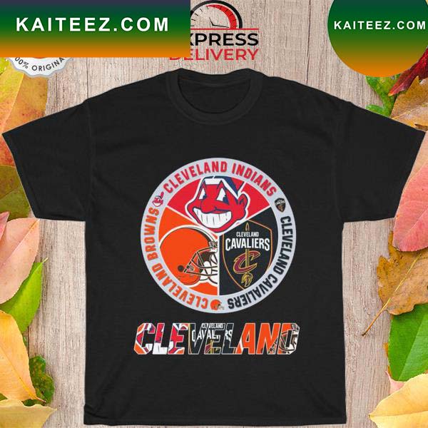 Cleveland Browns Cleveland Indians Cleveland Cavaliers logo shirt, hoodie,  sweater, long sleeve and tank top