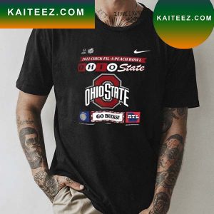 College Football Playoff Nike #4 Ohio State CFP Bound Peach Bowl Graphic T-Shirt