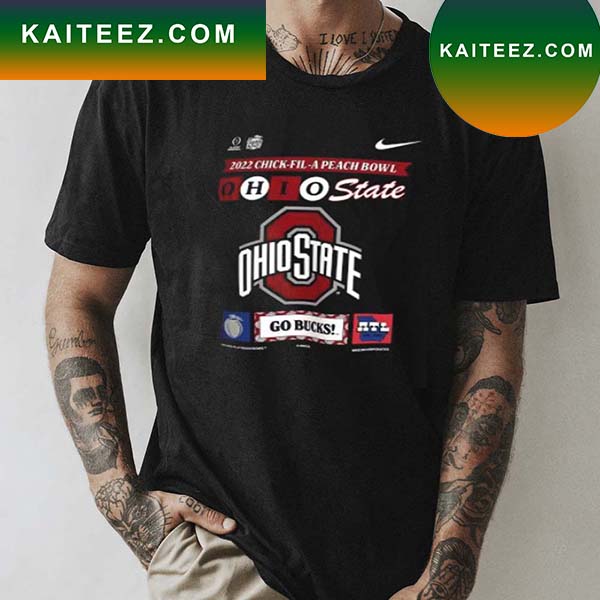 voetstuk Roos Sociologie College Football Playoff Nike #4 Ohio State CFP Bound Peach Bowl Graphic T- Shirt - Kaiteez