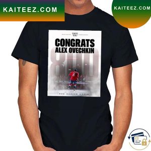 Congrats Alex Ovechkin Boo career goals T-shirt