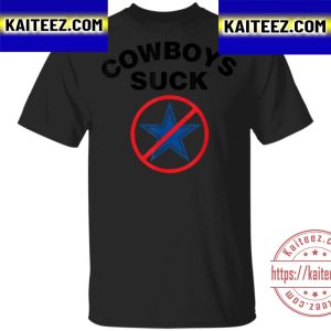 Cowboys Suck Cowboys Hater Dallas Cowboys NFL Vintage T-Shirt