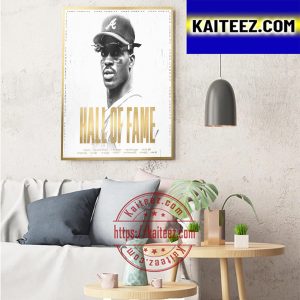 Crime Dog To Cooperstown Fred McGriff Elected To Hall Of Fame Art Decor Poster Canvas