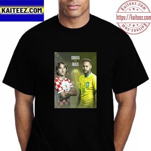 Croatia Vs Brazil Quarterfinal FIFA World Cup Qatar 2022 Vintage T-Shirt