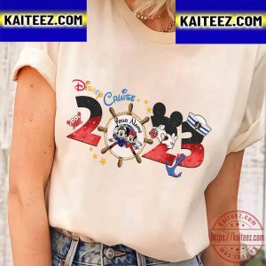 Custom Name Cruise Disney Wish 2023 Vintage T-Shirt