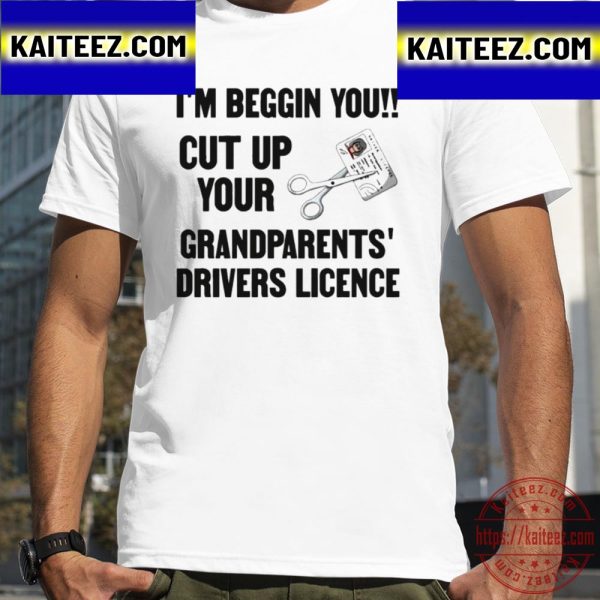 Cut Up Your Grandparents Drivers Licence Vintage T-Shirt