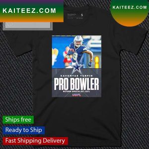 Dallas Cowboys Kavontae Turpin Pro Bowler Return Specialist T-Shirt