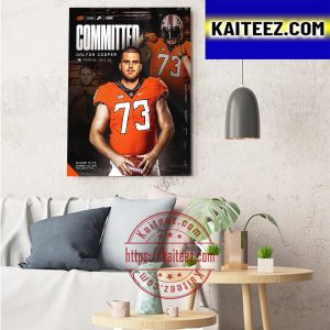 Dalton Cooper Committed Oklahoma State Cowboys Football Art Decor Poster Canvas