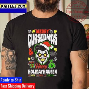 Danhausen Merry Cursedmas Happy Holidayhausen AEW All Elite Wrestling Vintage T-Shirt