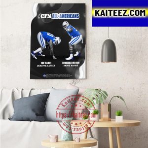 DeWayne Carter And Andre Harris Is CFN All Americans With Duke Football Art Decor Poster Canvas