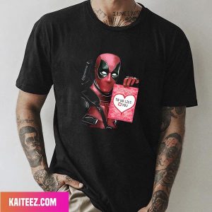 Deadpool 3 Marvel Studios x Sony Funny Happy Valentine Day Style T-Shirt