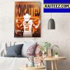 Cincinnati Bengals Clinched 2022 NFL Playoffs Art Decor Poster Canvas