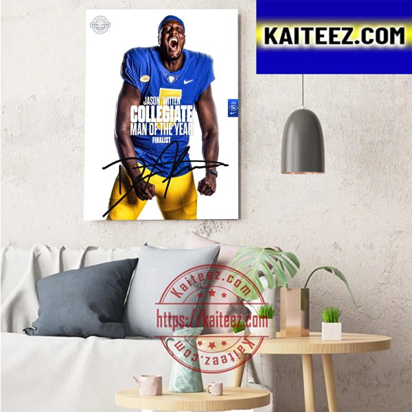 Deslin Alexandre Is 2022 Jason Witten Collegiate Man Of The Year Finalist With Pitt Football Art Decor Poster Canvas