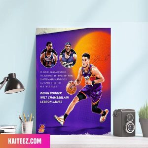 Devin Booker Phoenix Suns Legendary Company We Are The Valley Poster